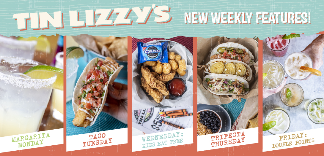 Tin Lizzy's Cantina Tacos, Cocktails, & Good Vibes